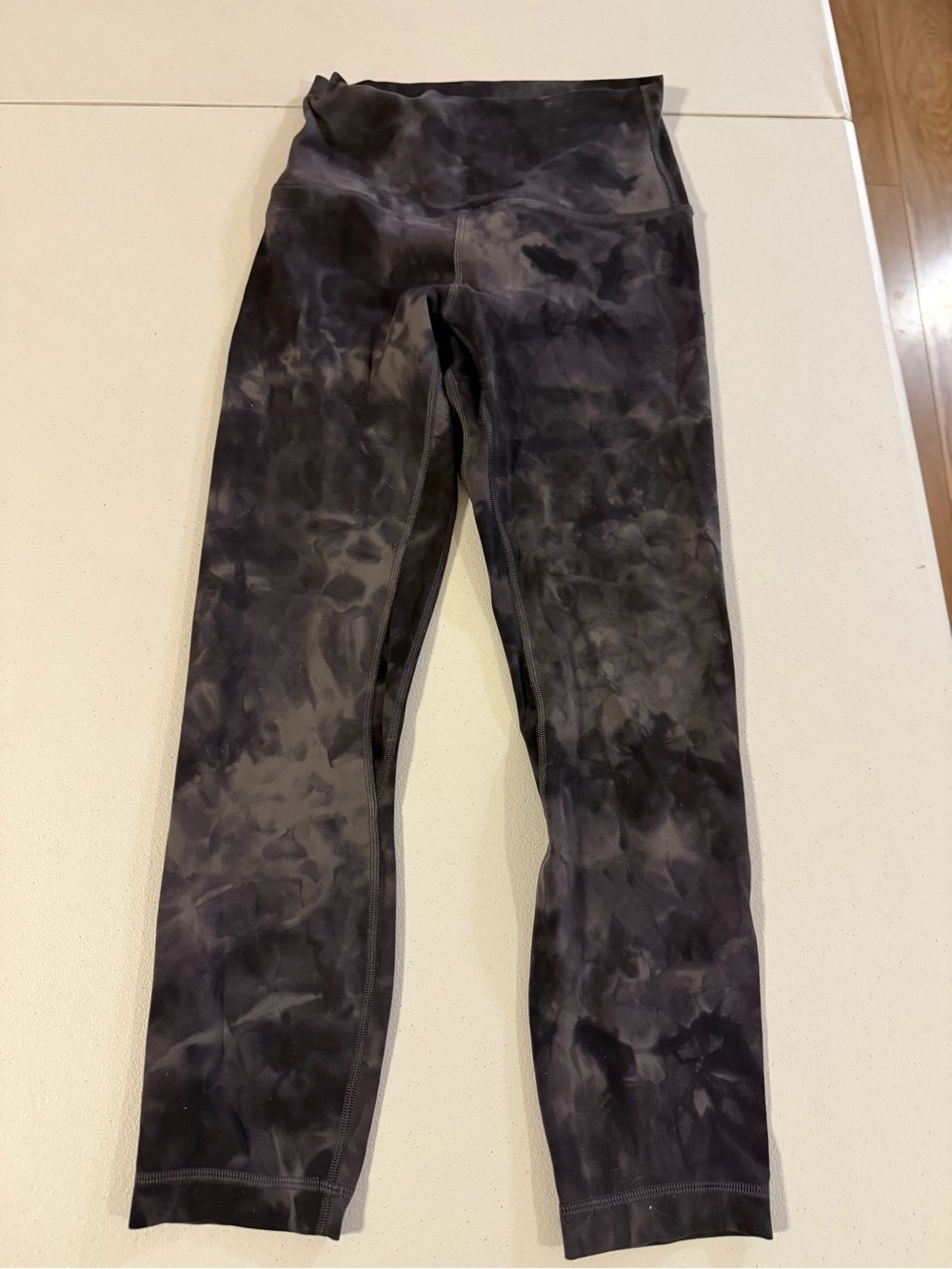 Lululemon Align High-Rise Pant Cropped Diamond Dye Pitch Grey Graphite size 4